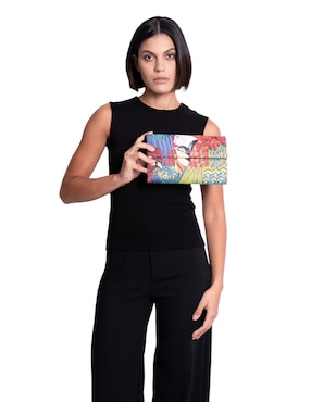 Bolsa clutch Pineda Covalin Guacamaya para mujer