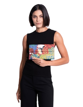 Bolsa clutch Pineda Covalin Guacamaya para mujer