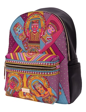 Mochila casual Pineda Covalin Caritas Sonrientes de Veracruz para mujer