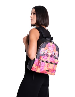 Mochila casual Día de Muertos Pineda Covalin Catrina para mujer