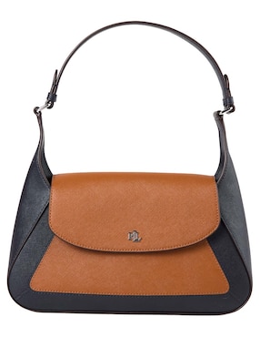 Bolsa shoulder Lauren Ralph Lauren de piel para mujer