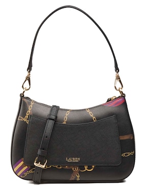 Bolsa shoulder Lauren Ralph Lauren de piel para mujer