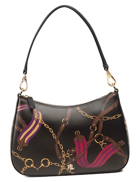 Bolsa shoulder Lauren Ralph Lauren de piel para mujer