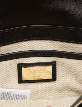 Bolsa satchel Lauren Ralph Lauren de piel para mujer