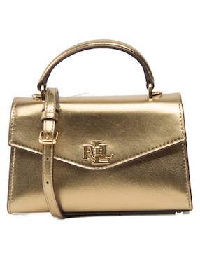 Bolsa satchel Lauren Ralph Lauren de piel para mujer