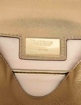 Bolsa satchel Lauren Ralph Lauren de piel para mujer