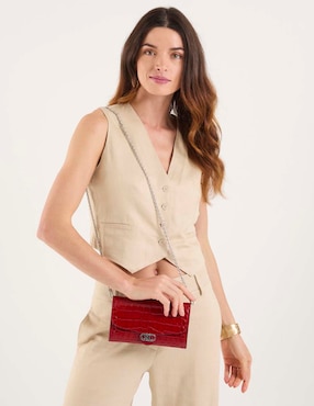 Bolsa crossbody Lauren Ralph Lauren de piel para mujer