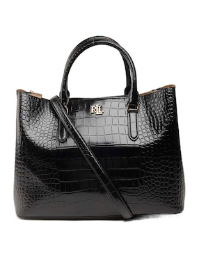 Bolsa satchel Lauren Ralph Lauren de piel para mujer