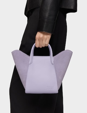 Bolsa satchel Tous Tulip de piel para mujer