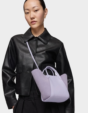 Bolsa satchel Tous Tulip de piel para mujer