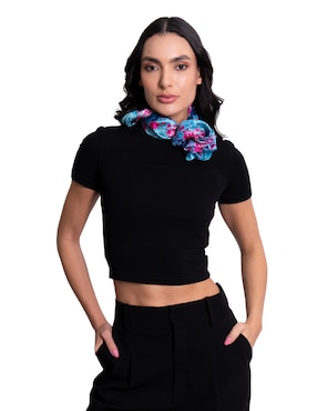 Mascada Pineda Covalin con estampado de seda para mujer