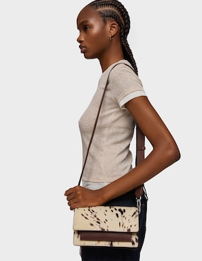Bolsa bandolera Tous Audree Wild de piel para mujer