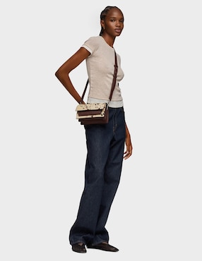 Bolsa bandolera Tous Audree Wild de piel para mujer