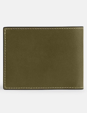 Cartera Coach Natural Grain Leather para hombre