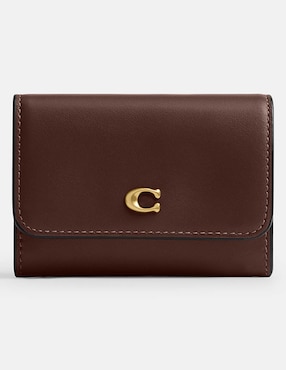 Tarjetero Coach piel Essential Flap para mujer