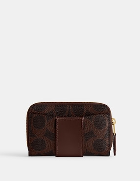 Tarjetero Coach Coated canvas signature para mujer