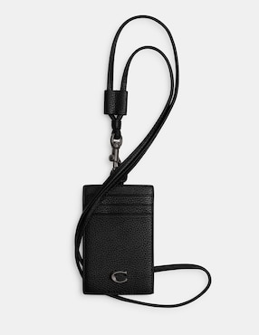 Tarjetero Coach piel Pebbled Leather para hombre