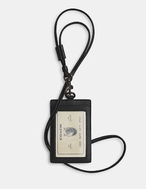 Tarjetero Coach piel Pebbled Leather para hombre