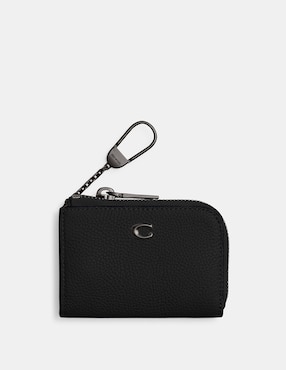 Tarjetero Coach piel Pebbled Leather para hombre