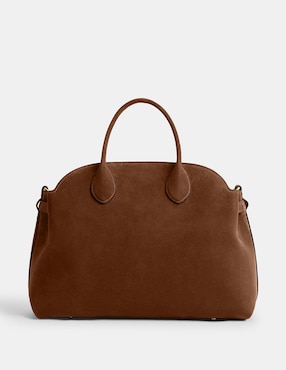 Bolsa shoulder Coach Suede de piel para mujer