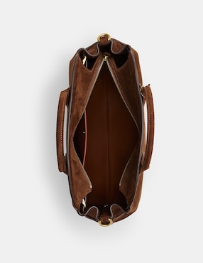 Bolsa shoulder Coach Suede de piel para mujer
