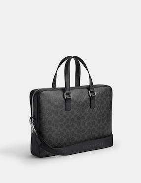 Maletín Coach Signature con compartimiento para laptop 16 pulgadas