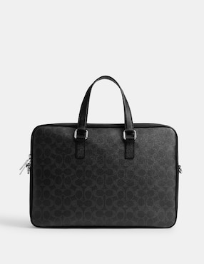 Maletín Coach Signature con compartimiento para laptop 16 pulgadas