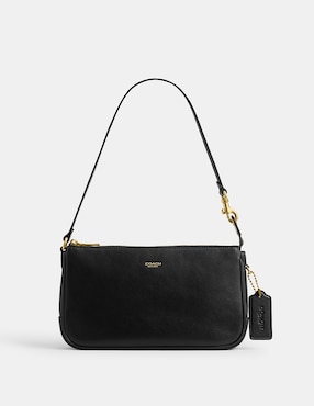 Bolsa shoulder coach natural grain leather de piel para mujer