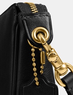 Bolsa shoulder coach natural grain leather de piel para mujer