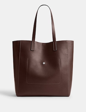 Bolsa tote Coach Natural Grain Leather de piel para mujer