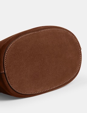 Bolsa Shoulder Coach Suede de piel para mujer