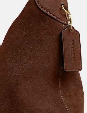 Bolsa Shoulder Coach Suede de piel para mujer