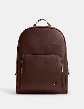 Mochila casual Coach Crossgrain Texture Leather para hombre
