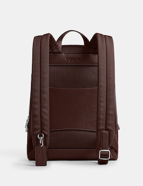 Mochila casual Coach Crossgrain Texture Leather para hombre