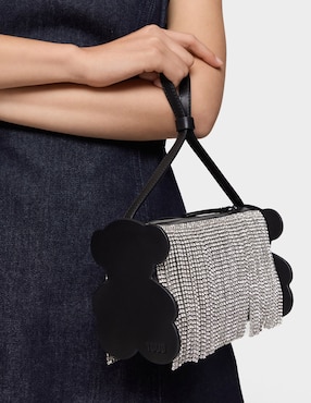 Bolsa shoulder Tous Salsi de cuero para mujer