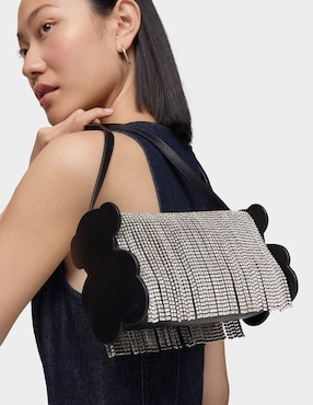 Bolsa shoulder Tous Salsi de cuero para mujer