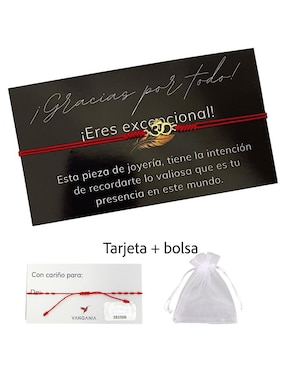 Pulsera Vangania de plata con acabado baño de oro