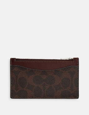 Tarjetero Coach piel Signature para hombre