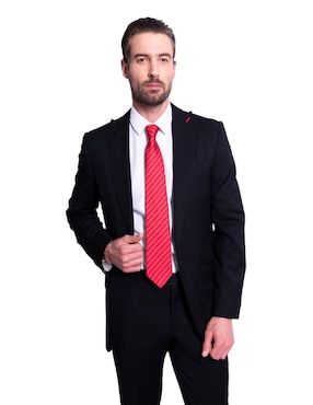 Corbata Pineda Covalin 6-8.5 cm de seda estampado gráfico para hombre