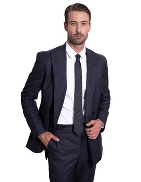 Corbata Pineda Covalin slim de seda para hombre