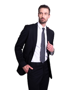 Corbata Pineda Covalin 6-8.5 cm de seda estampado gráfico para hombre