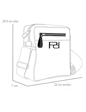 Bolsa crossbody Prada de piel vegana unisex