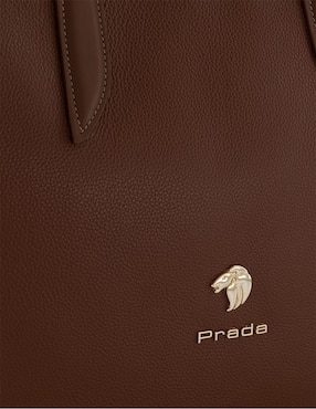 Bolsa shopper Prada de piel para mujer