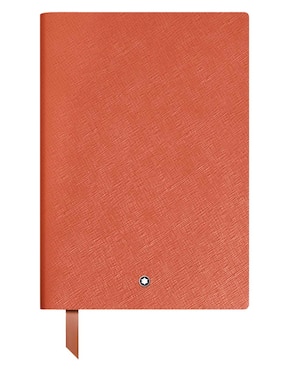 Cuaderno con funda Montblanc hoja a rayas