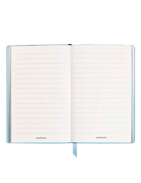 Cuaderno con funda Montblanc hoja a rayas
