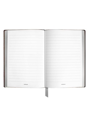 Cuaderno con funda Montblanc a rayas