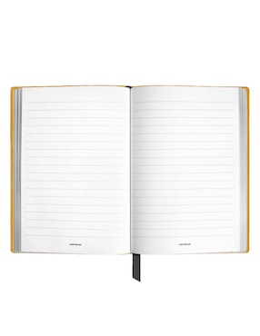 Cuaderno con funda Montblanc a rayas