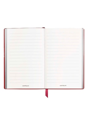 Cuaderno con funda Montblanc a rayas