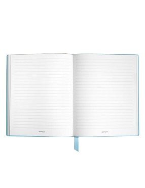 Cuaderno con funda Montblanc hoja a rayas
