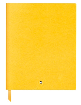 Cuaderno con funda Montblanc a rayas